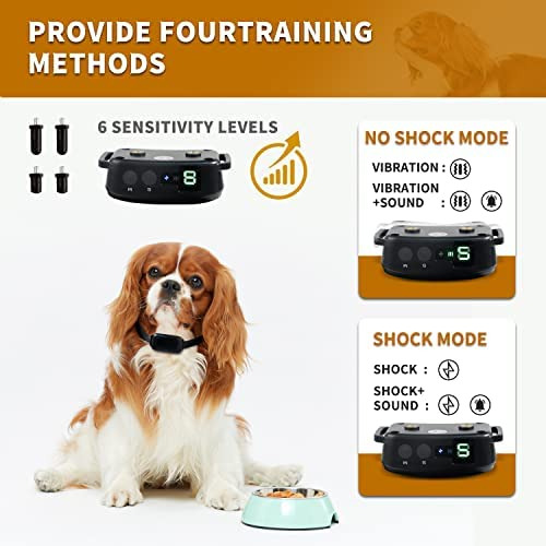 Axhpn Collar Antiladridos Recargable Para Perros Con Vibraci
