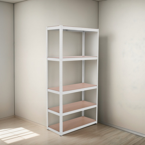 Estante Metalico Anaquel Organizador De 5 Niveles Color Blanco