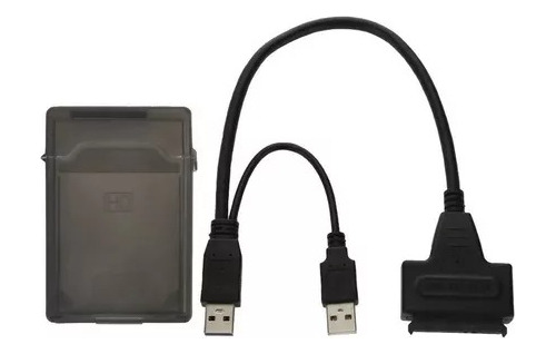 Adaptador Usb 2.0 A Sata Disco Duro Hdd Ssd 2.5 Con Case