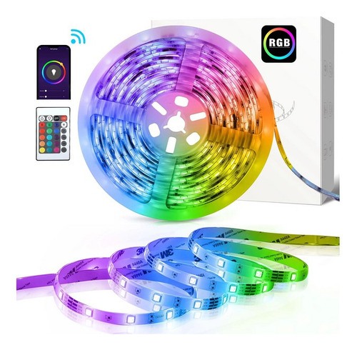 Teckin Tira Led Inteligente Wifi Rgb De 5mts - Alexa-google