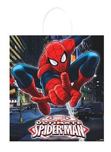 Bolsas De Regalo De Cumpleaños Amscan Spider-man, 16 X 14,