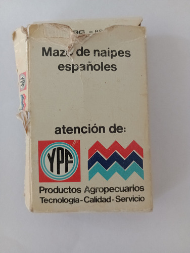 Mazo Cartas Españolas Ypf. De Colección.