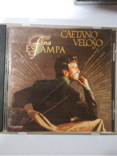 Caetano Veloso Fina Estampa Cd Usado Nacional Palermo 