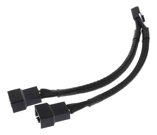 15cm 4 Piezas Pmw Splitter Cable De Extensión Con Negro