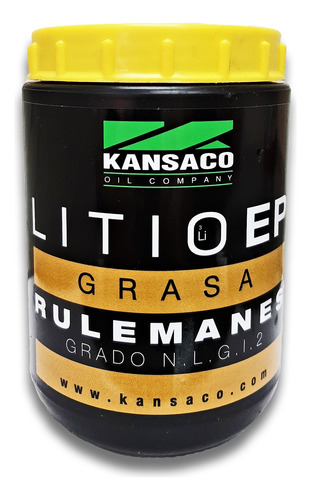 Grasa De Litio Ep2 Rulemanes Natural Kansaco X 800grs