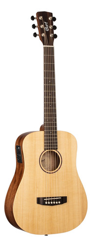 Guitarra Acustica Clasica Cort Earthmini-e-ad-op Open Pore