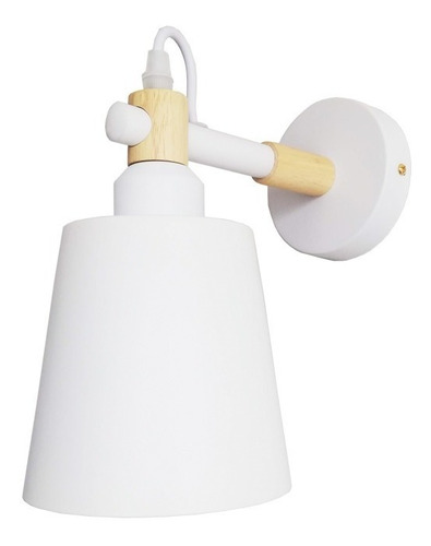 Imagen 1 de 5 de Lámpara De Pared Blanca / Aplique De Pared Blanco