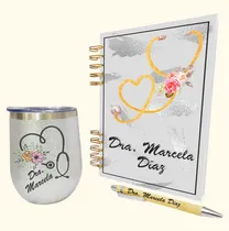 Comprar Regalos Personalizados Dia Del Medico - Vaso Térmico Libreta
