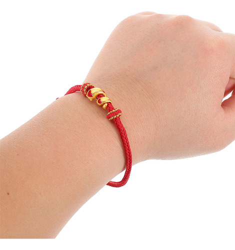 Pulsera De Hilo Rojo De 2 Piezas: Año De La Serpiente 2025 H
