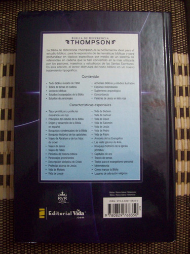 Biblia Thompson Edicion Milenio Nueva