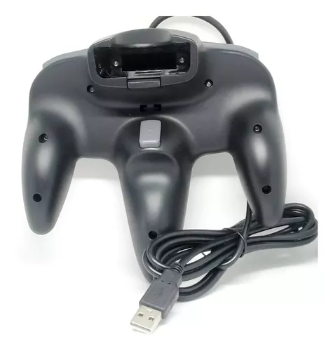 Controle Classico Nintendo 64 Usb Com Fio, Pc,mac E Switch !