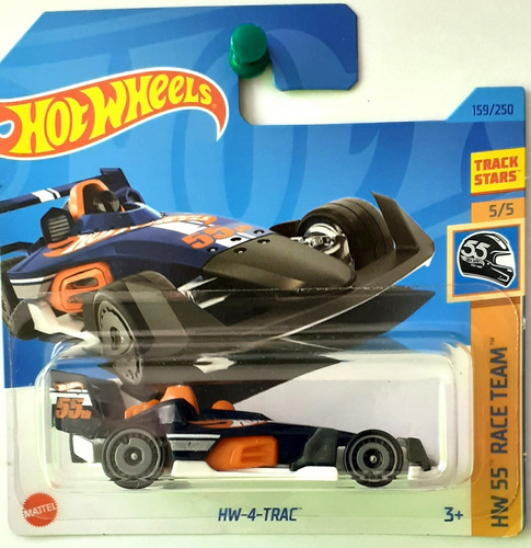 Hot Wheels - 5/5 - Hw 4 Trac - 1/64 - Hkg50