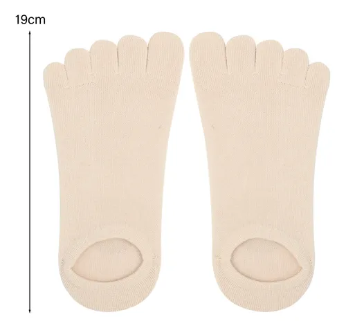 Calcetín Náutico De Cinco Dedos Para Mujer, Invisible, Fino