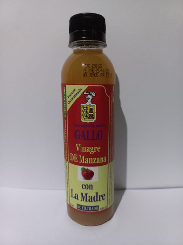 Vinagre De Manzana Con La Madre - mL a $28