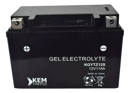 Bateria Gel Kemparts Kgytz12s 12 V 11ah Idem Yuasa Ytz12s