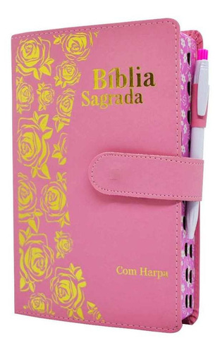 Bíblia Sagrada Rc Letra Hipergigante Pink Feminina 