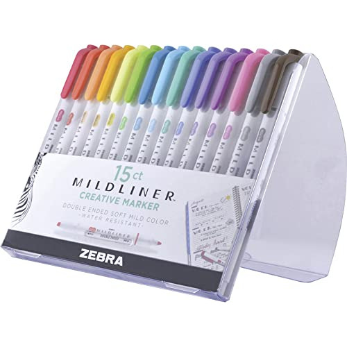 Iluminador De Doble Punta Zebra Pen Mildliner Broad