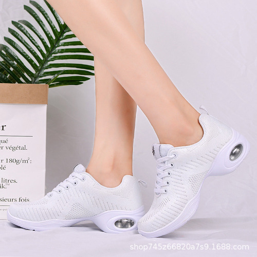 Zapatillas Deportivas Jazz Para Mujer Con Suela Suave Y De Malla