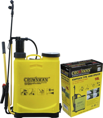 Pulverizador Fumigador De Mochila 16 Litros Manual Crownman