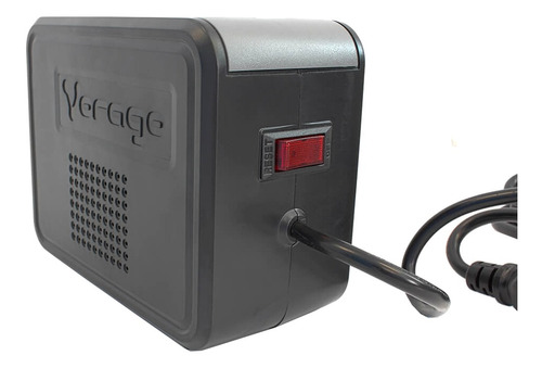 Imagen 1 de 7 de Regulador de voltaje Vorago AVR-100 1000VA entrada y salida de 120V CA negro