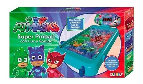 Heroes En Pijama Super Pinball Con Luz Y Sonido Pj Masks