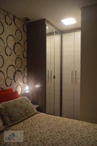 Cobertura Com 2 Dormitórios À Venda, 140 M² Por R$ 562.000,00 - Vila Pires - Santo André/sp - Co0162
