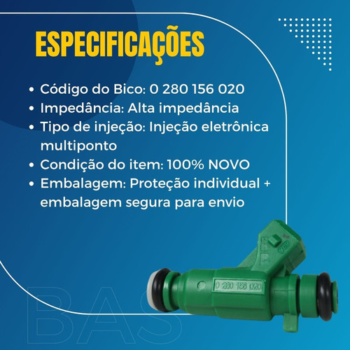 4 Bico Injetor Fiat Palio Siena Doblo 1.0 1.3 16v 0280156020