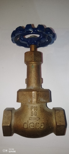 Llave De Compuerta De 3/4  De Bronce 