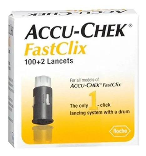 Accu-chek Fastclix Lancetas, 102 Conde.