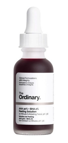Paquete De 2, The Ordinary Aha 30% + Bha 2% Peeling Solution