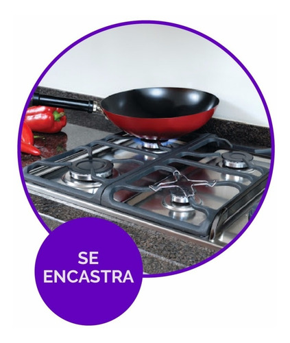 Imagen 6 de 6 de Anafe A Gas Longvie A6600xf 4 Hornallas Acero Inox 12cts