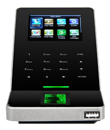 Imagen 4 de 10 de Combo Control De Acceso Biométrico Reloj Personal F22 Zkteco