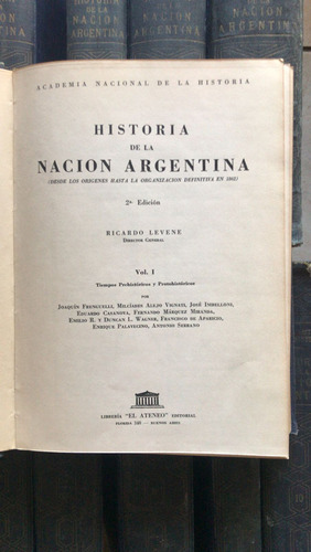 Historia De La Nacion Argentina - Levene, Ricardo