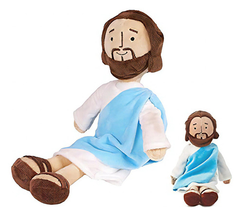 Peluche De 13 Pulgadas Con Diseño De Jesús, Muñeca De Peluch
