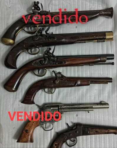 Replicas Armas Antiguas Pedernal Y Fulminante. Colt