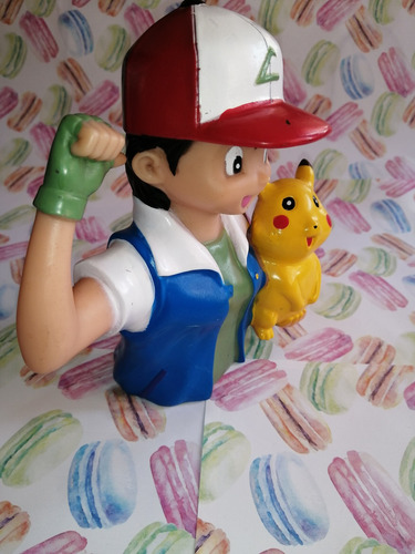 Figura Ash Pikachu Alcancia Pokemon Bootleg