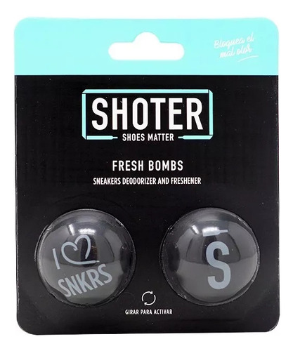 Shoter Fresh Bombs Aromatizador Calzado Premium Desodorante