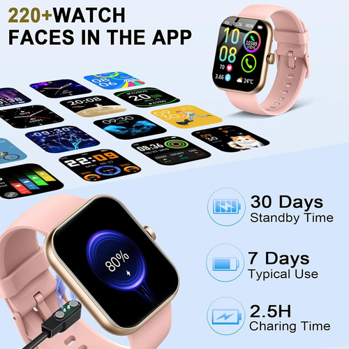 Smart Watch (answer/make Calls), 1.96 Hd Smartwatch For W...