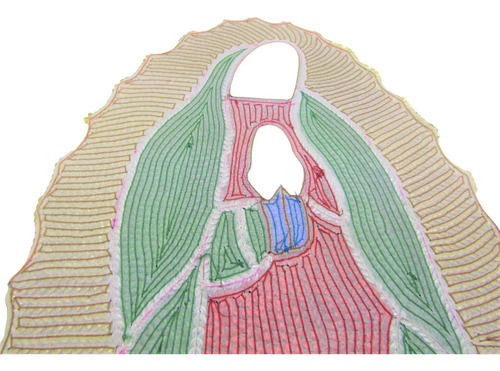 Aplicación Lentejuela Mod Virgen De Guadalupe 55cm De Altura