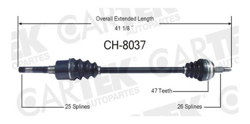 Flecha Delantera Derecha Town Country 90-95 Completa Ck