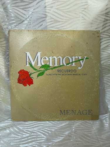 Menage Memory Trebol Disco Lp Vinilo Acetato