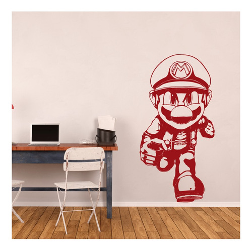 Vinilos Sticker Videojuego Mario Bros 50x98cm Varios Diseños