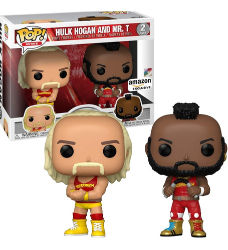 Funko Pop!  Wwe Hulk Hogan And Mr. T 2 Pack 100% Original