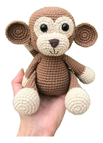 Mono Amigurumi Monito Muñeco Tejido Peluche Macaco Juguete Simple