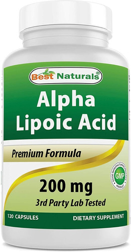 Acido Alfa Lipoico Premium 120 Capsulas Eg A63 Sabor Nd