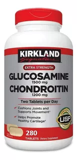 Glucosamina 1500mg Condroitina 1200mg 280tabs Kirkland Artic Sabor Neutro