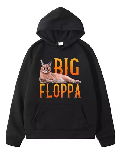 Em promoção! Grande Floppa T-shirt Engraçada Meme Gato Bonito