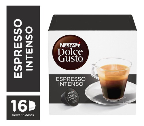 Café Em Cápsula Dolce Gusto Espresso Intenso 16 Cáp