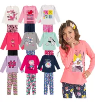 Comprar Kit 6 Peças Menina Meia Estação Inverno 3 Blusas + 3 Calças 