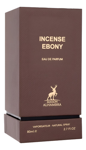 Perfume Maison Alhambra Incense Ebony 80ml